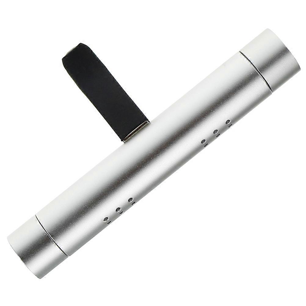Car Air Diffuser Fragrance Stick for Aromatherapy 2Pcs Silver Vent Clip