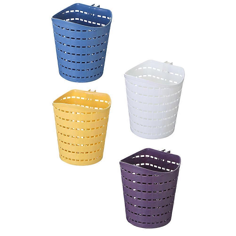 Bathroom Storage Basket Plastic for Storage 12Pcs Rotatable Hook