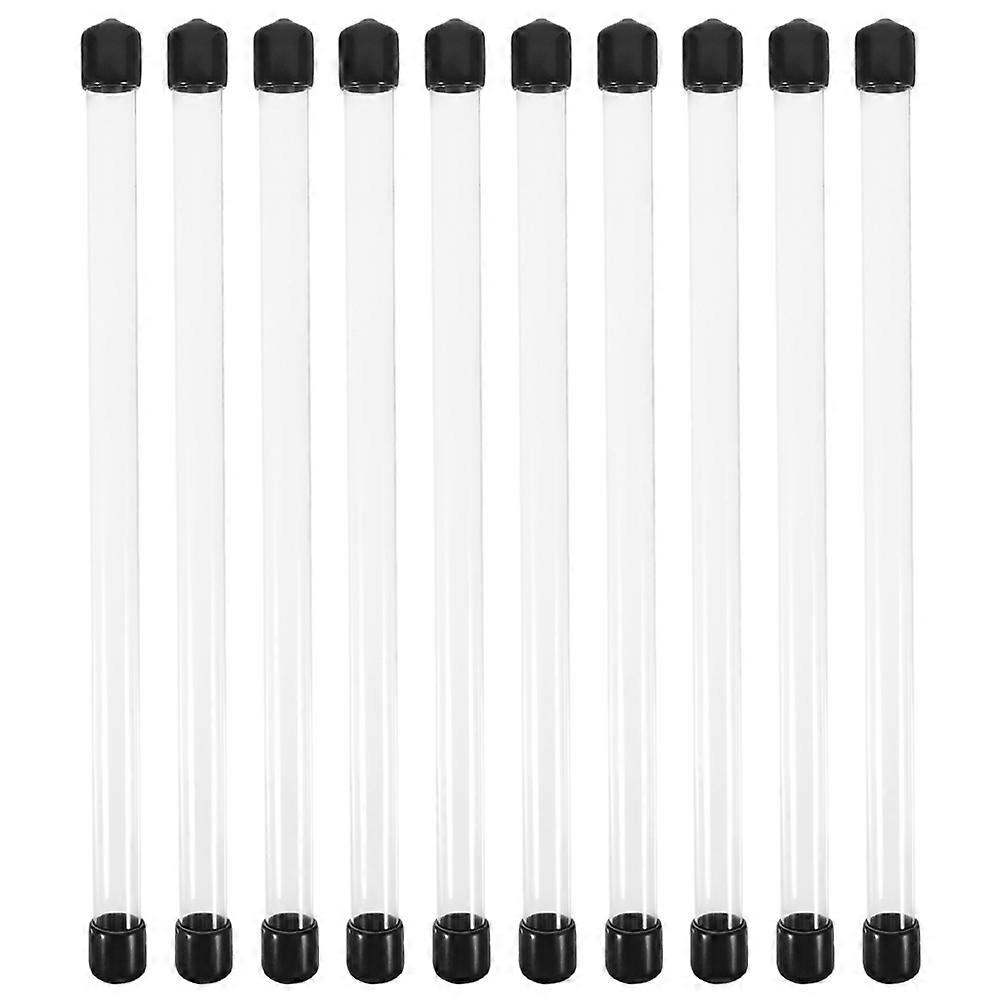 Clear Rigid Tubing Designed For Incense Sticks Tube And Laboratory Use 30 Pcs Versatile Round Storage Solution