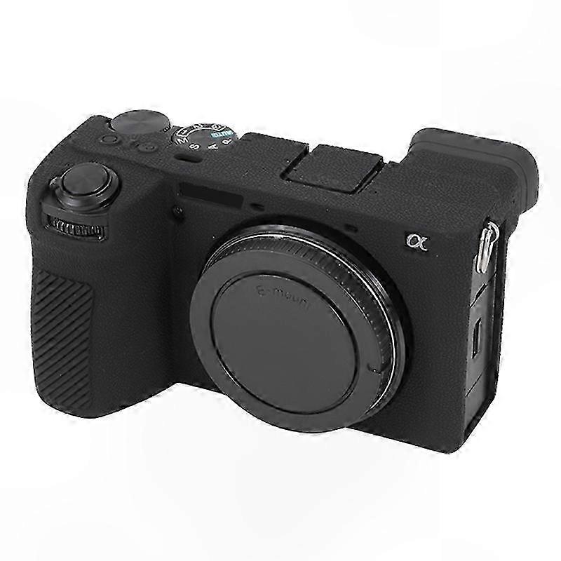 Silicone Protective Case with Litchi Texture for  ILCE-6700 A6700 Camera