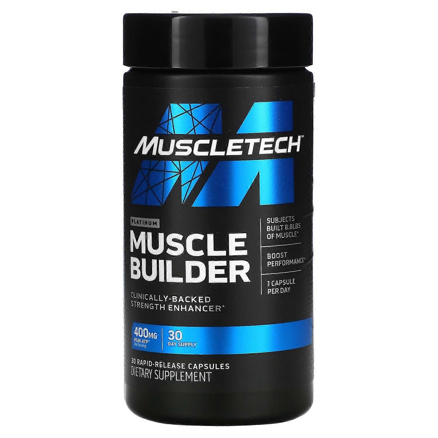 MuscleTech, Platinum Muscle Builder, 30 Rapid-Release Capsules