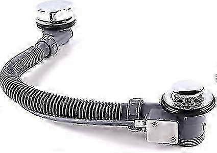 Chrome Bath Waste With Overflow & Chrome Pop Up Waste 1 Pc