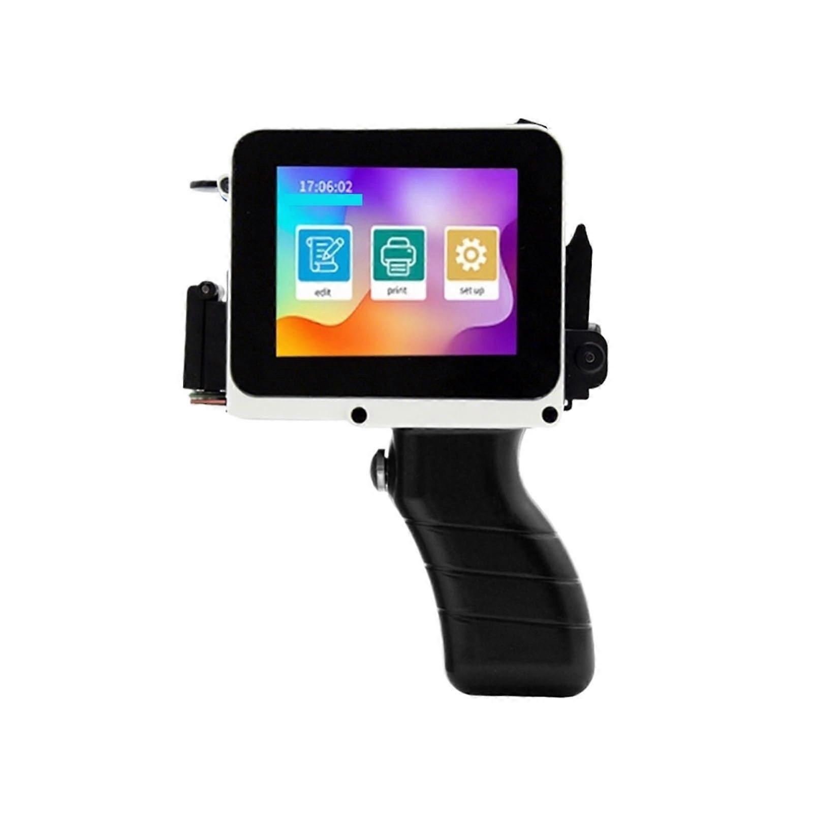 Portable Printer Mini Handheld Inkjet Printer For QR Codes, Barcodes, Batch Numbers, Logos, Expiration Dates  White