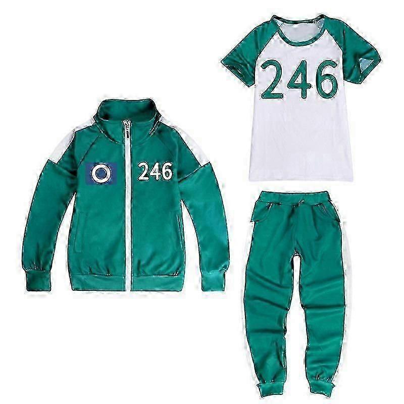 Squid Game 2 Player Cosplay Costume Tracksuit Complete Clothing Set-2025