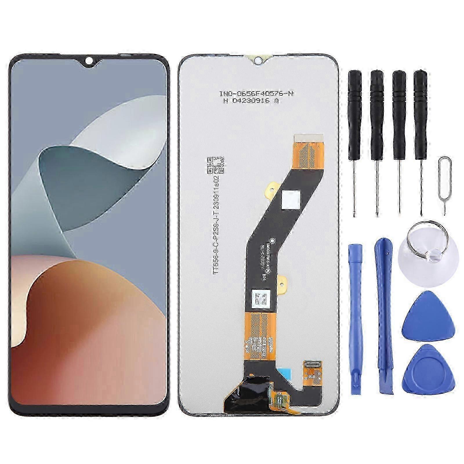 Black LCD for ZTE Blade A34 with Touch Screen Replacement