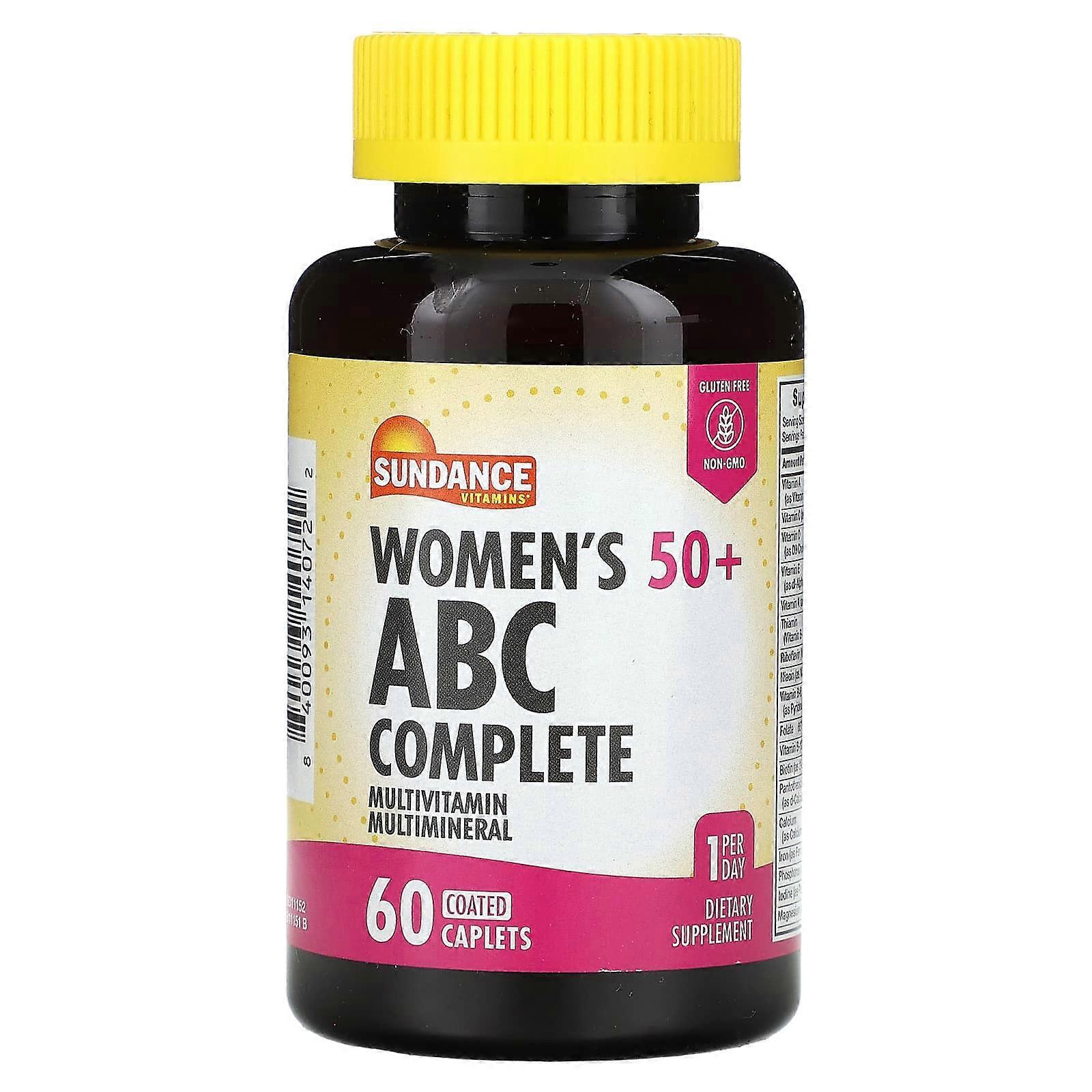 Women's 50+, ABC Complete Multivitamin Multimineral, 60 Coated Caplets