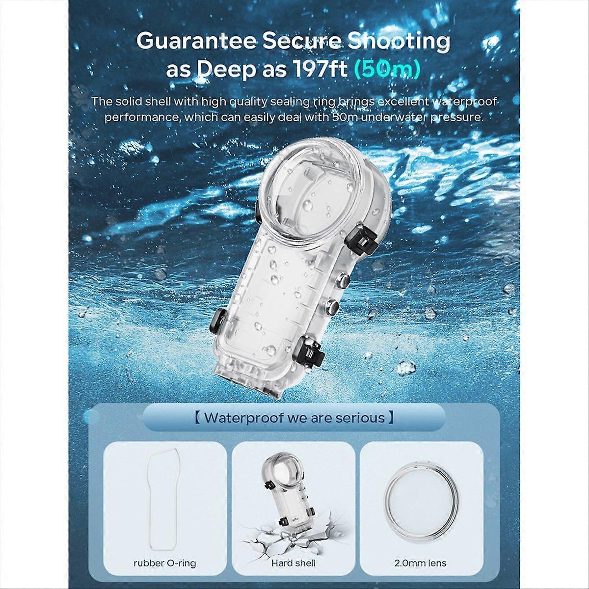  50M Waterproof Dive Case for X4 Camera