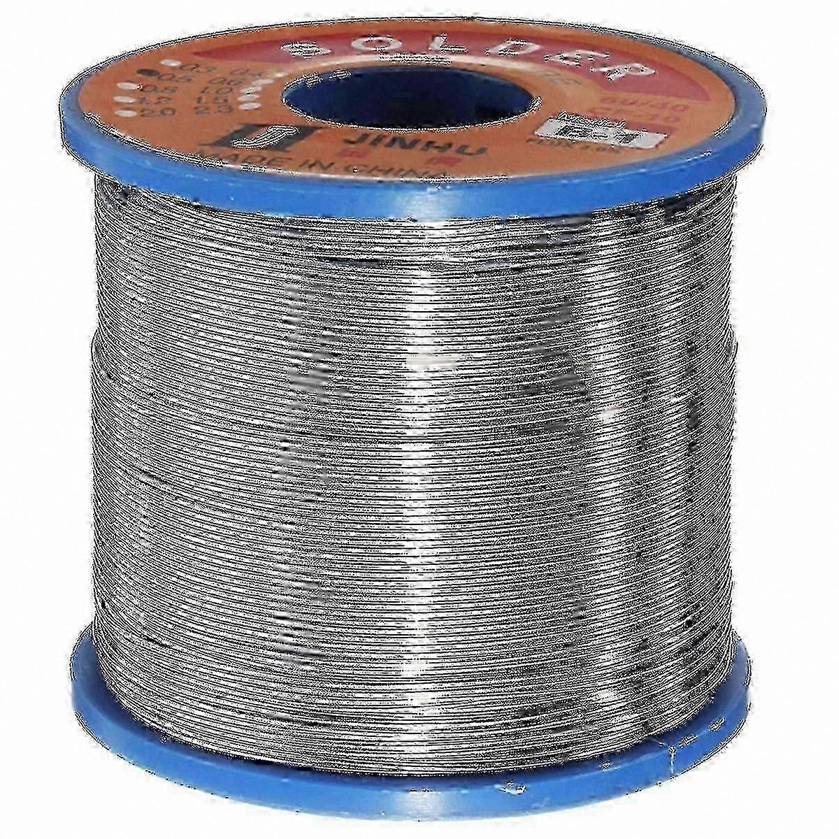 0.8mm Rosin Core Solder Wire, 400g Tin Lead Flux Roll for Soldering Projects