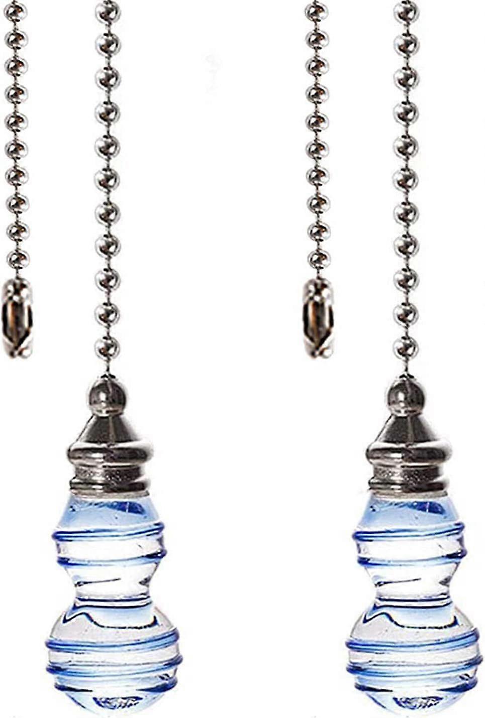 2PCS Ceiling Fan Pull Chain, Fan Pull Chain Extension, Pull Chains for Ceiling