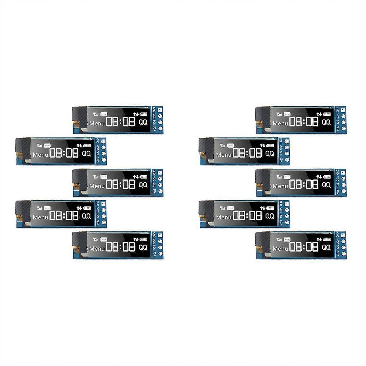 5x I2C Display Module 0.91 Inch I2C OLED Display Module(White Light)