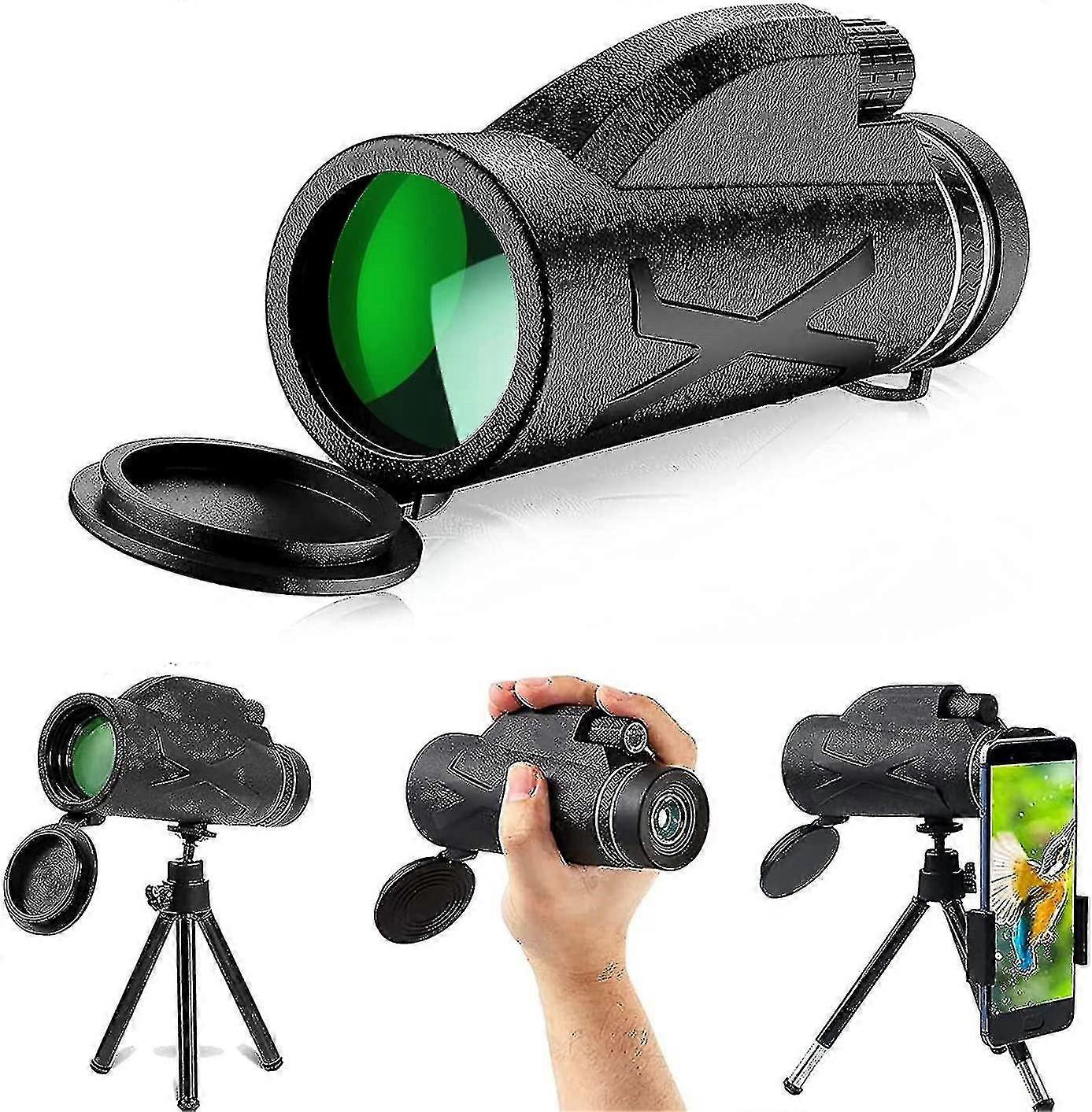 10x42 Hd Monocular Telescope, Compact Portable Waterproof Telescope Mo