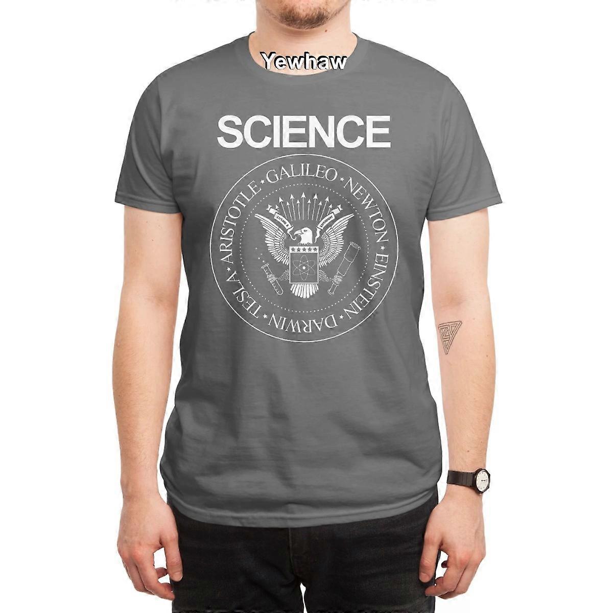 Science Rocks T-Shirt emblem nerdy scientists eagle seal
