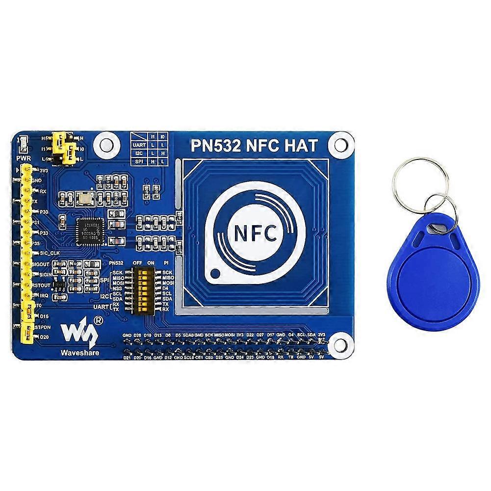 Waveshare PN532 NFC HAT for Raspberry Pi in the 13.56MHz Frequency Supports Three Communication Inte