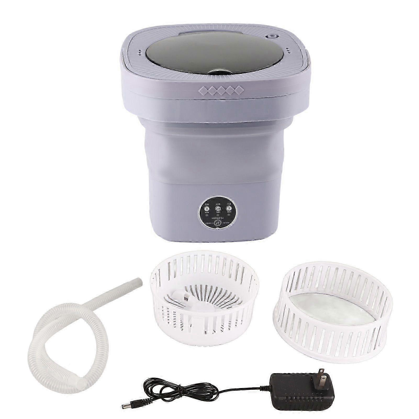 Foldable Washing Machine High Speed 6.5L Large Capacity Soft Semi Spin Drying