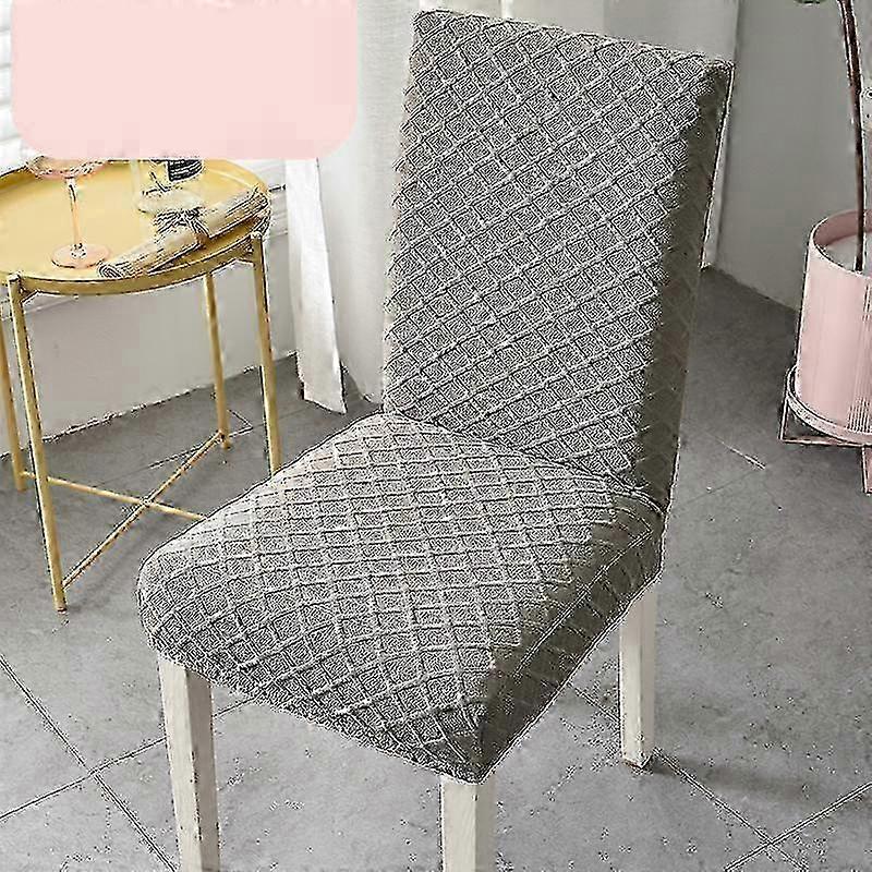 Enfärgade rombstolsöverdrag stretchigt matsalstolsöverdrag elastiskt stolsskyddande fodral