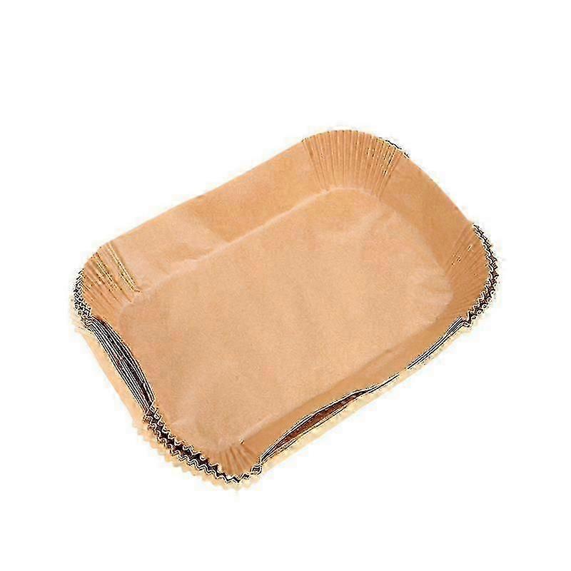 22Cm Rectangular Double-Pan Air Fryer Paper Absorbent Baking Paper 30 Sheets