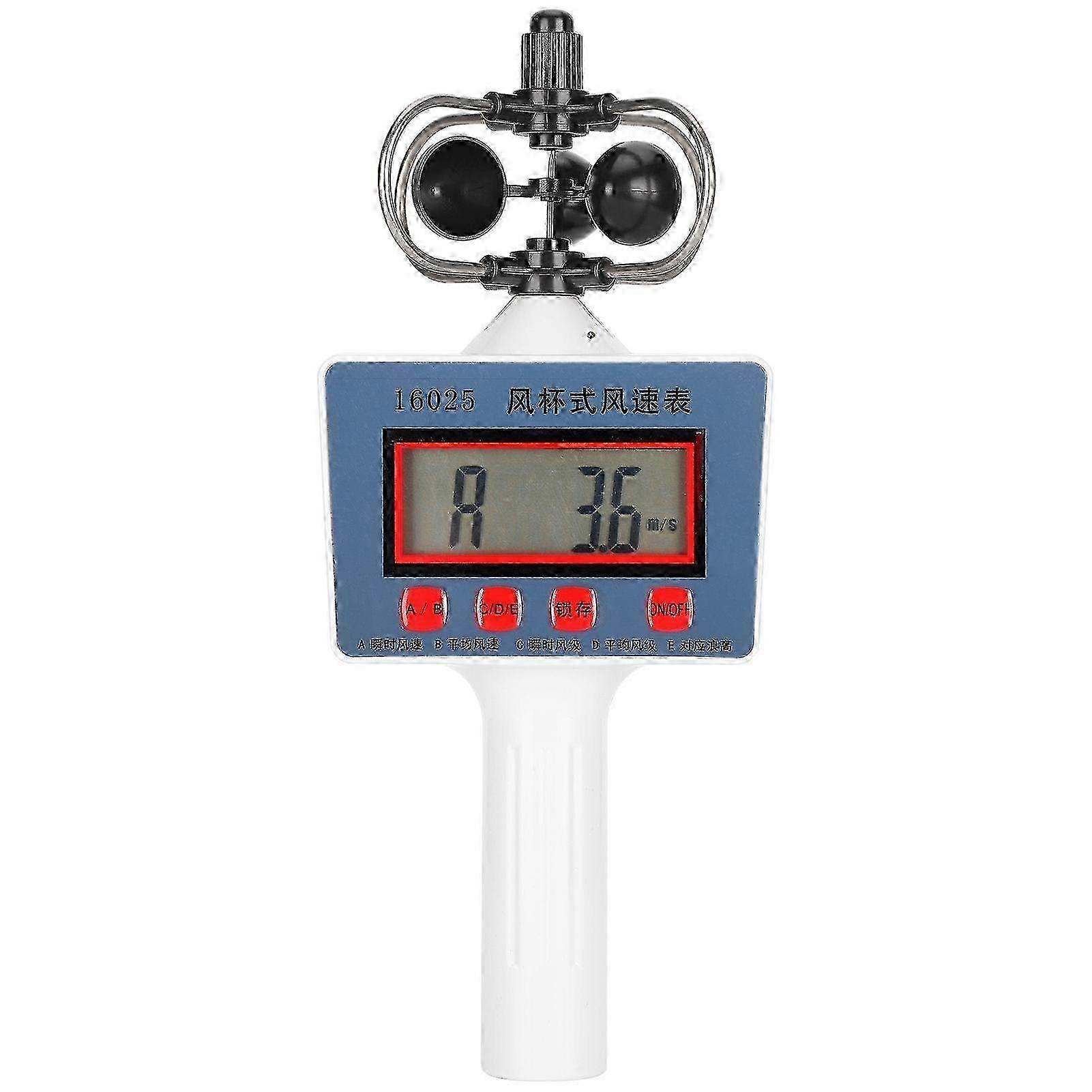 Handheld Cup Anemometer Wind Speed Meter for Geography Teaching & Weather Measurement Edition 1107