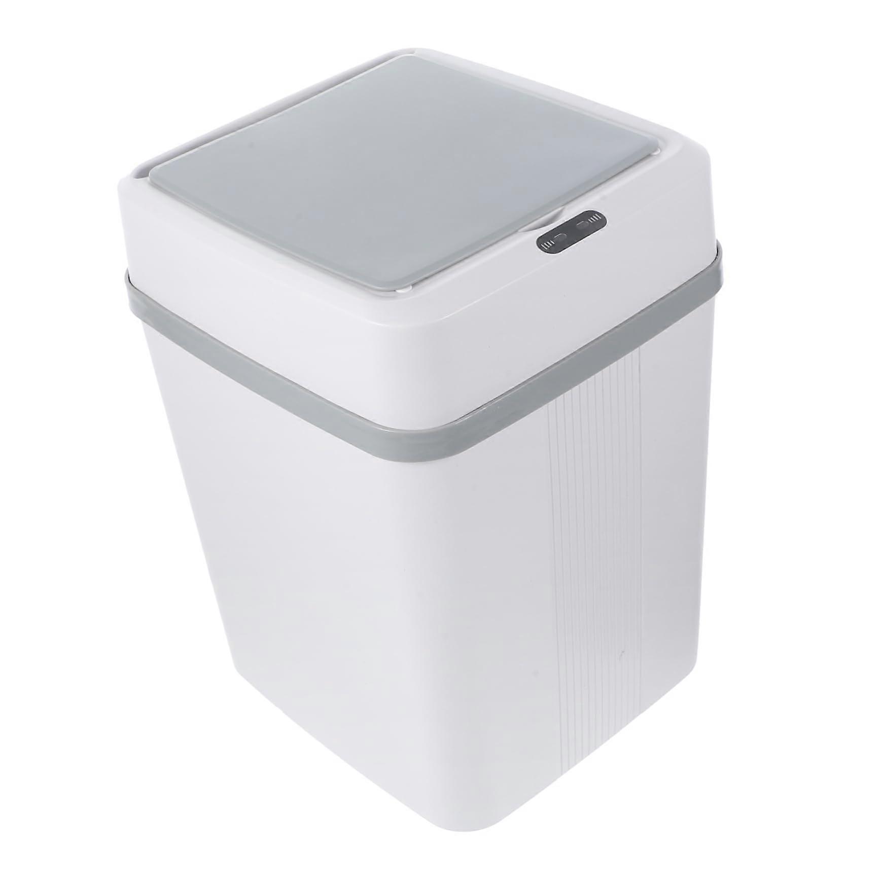 Inductive Kitchen Bin Automatic Motion Sensor Lid Smart Kitchen Trash Can Silent Operation For Home Use