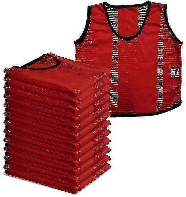 Αθλητικές σαλιάρες για παιδιά και ενήλικες, mesh, 12 τεμάχια, ποδόσφαιρο, ράγκμπι