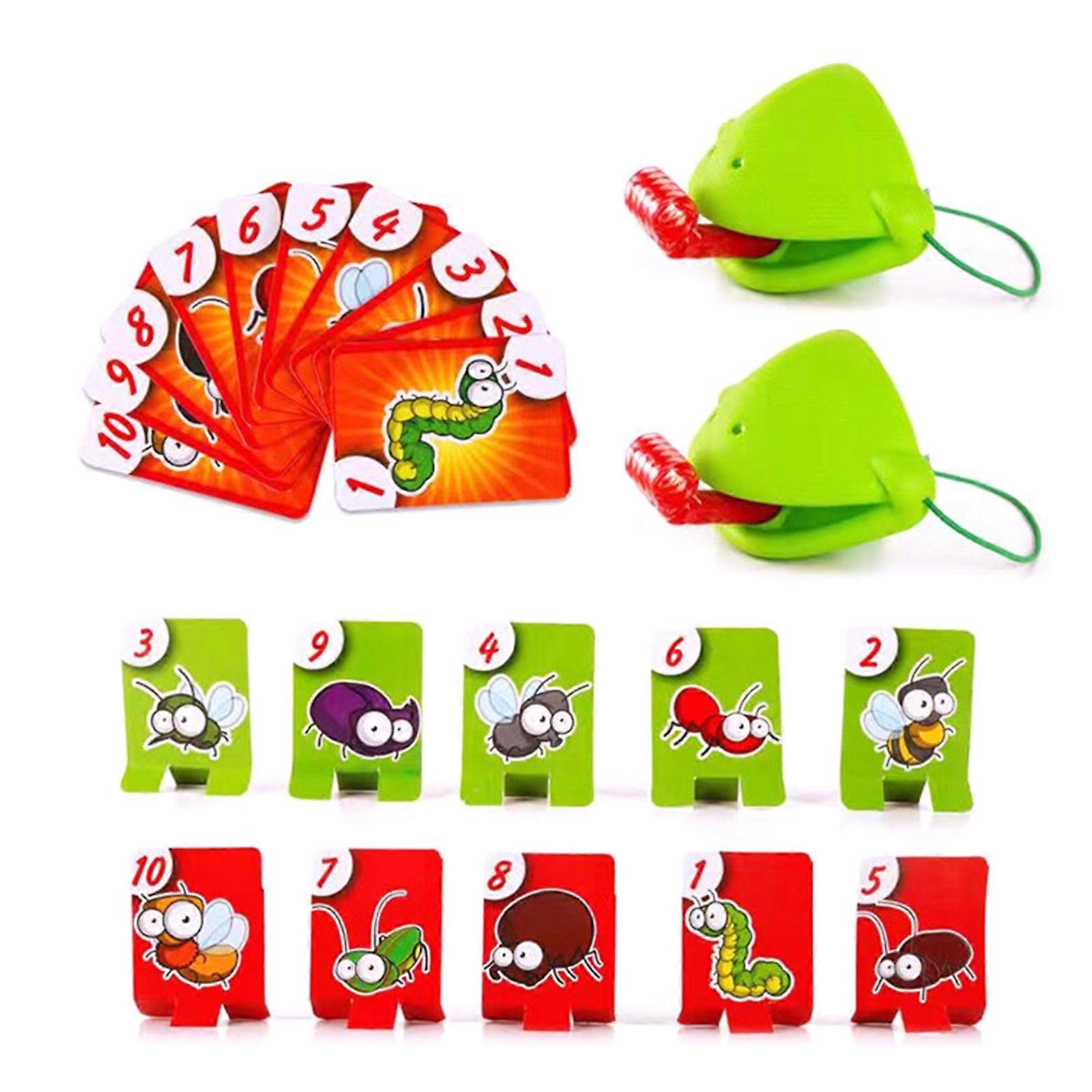 Frogs Tongue Parent-Child Interactive Board Game - Fun, Fast-Paced Family Party Game for Kids, Boosts Reflexes & Hand-Eye Coordination