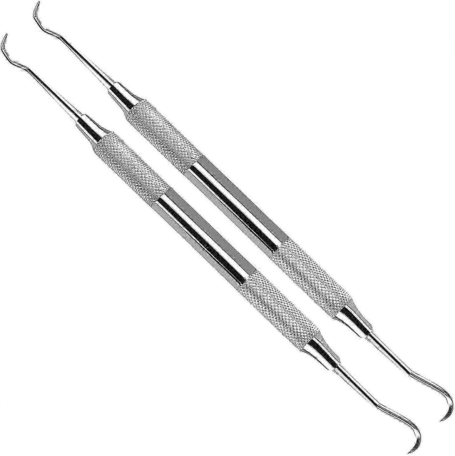 Doppelseitiger Zahnsteinentferner für die Zähne - Professionelles Zahnhygiene-Set (2er-Pack)