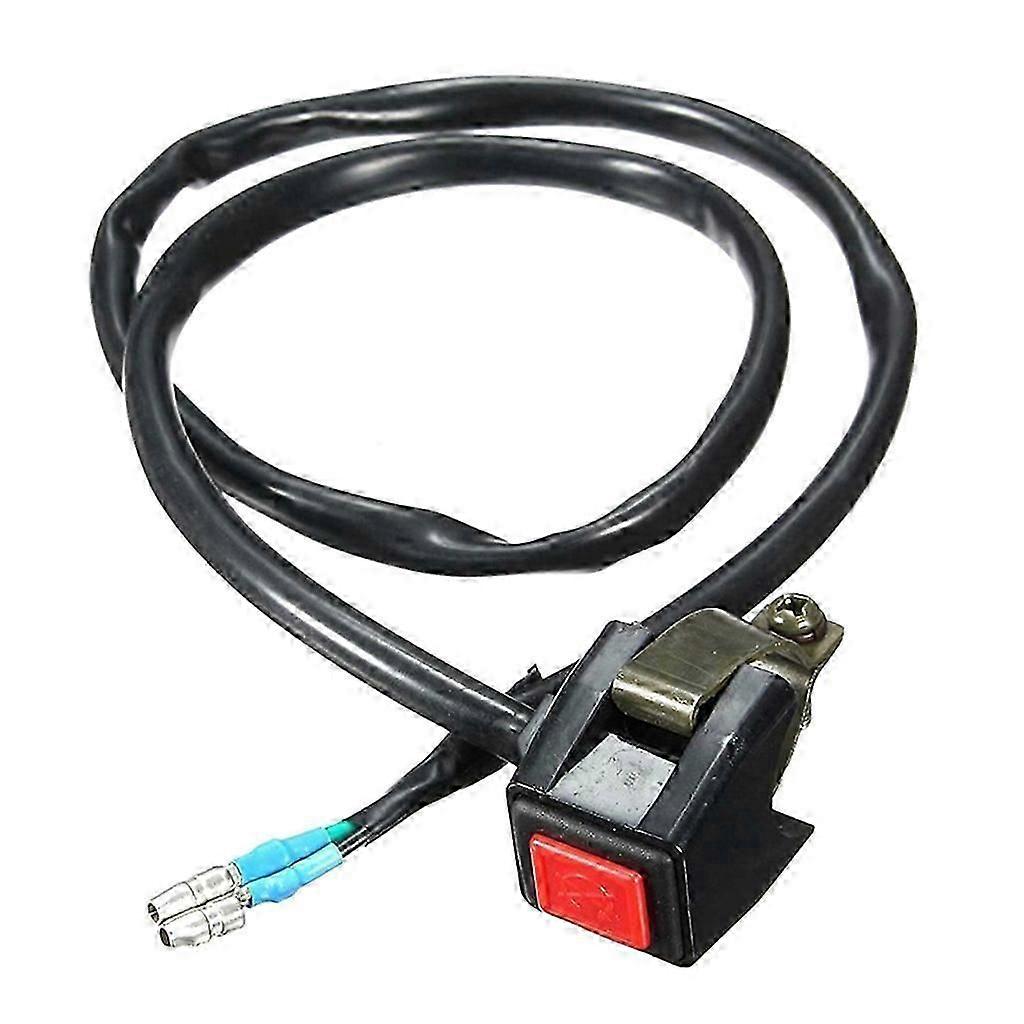 Universal for ATV Motorcycle Start Horn Kill Off Stop Double Flash Switch Button