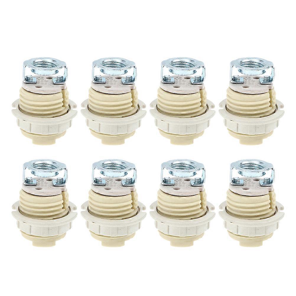 G9 Bulb Socket Pendant Light Holder For Wall Lamp Simple Design 8Pcs