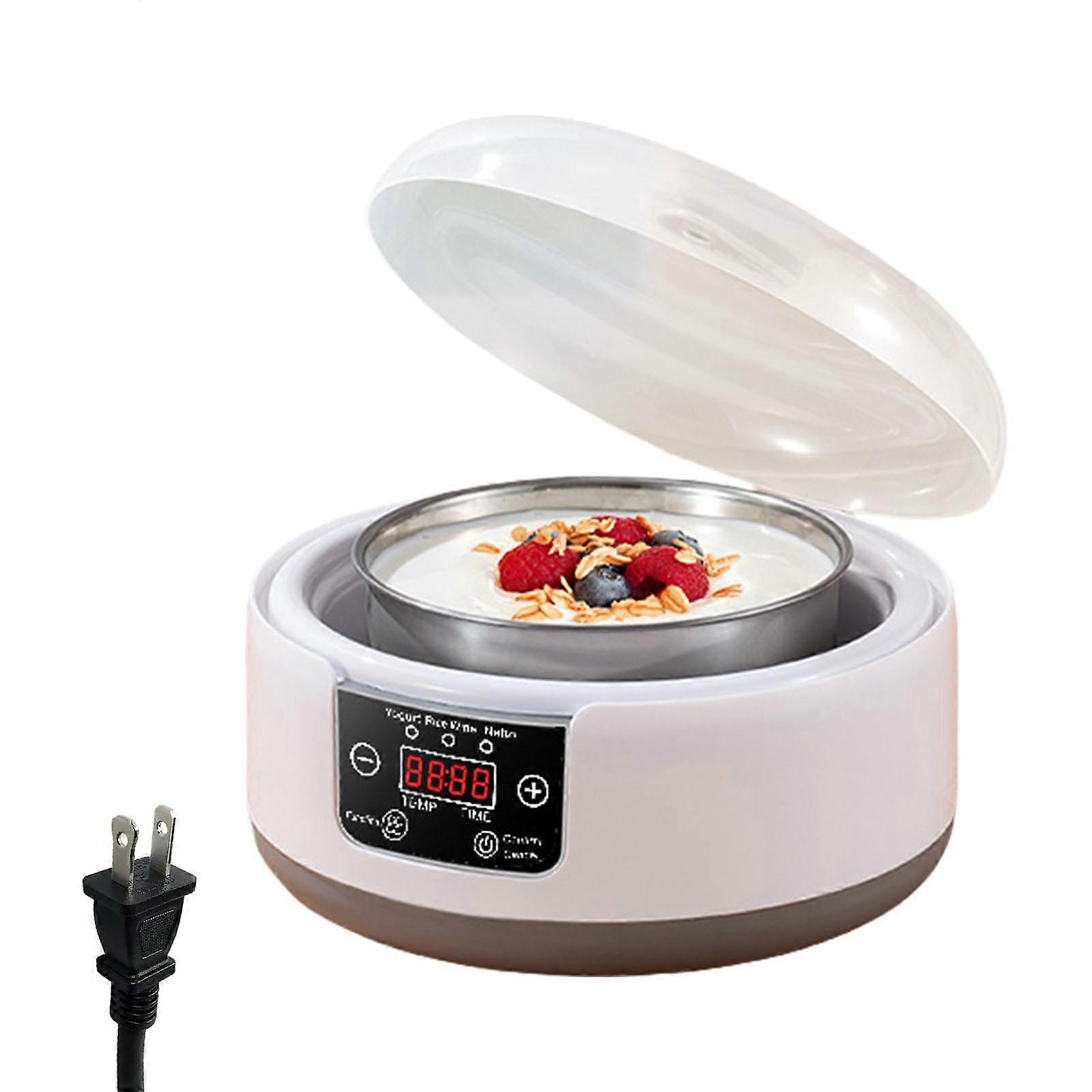 Household Automatic Fermentation Appliance for Homemade Yogurt Practical Low Noise Natto Maker with Glass Serving Cups Multicolor