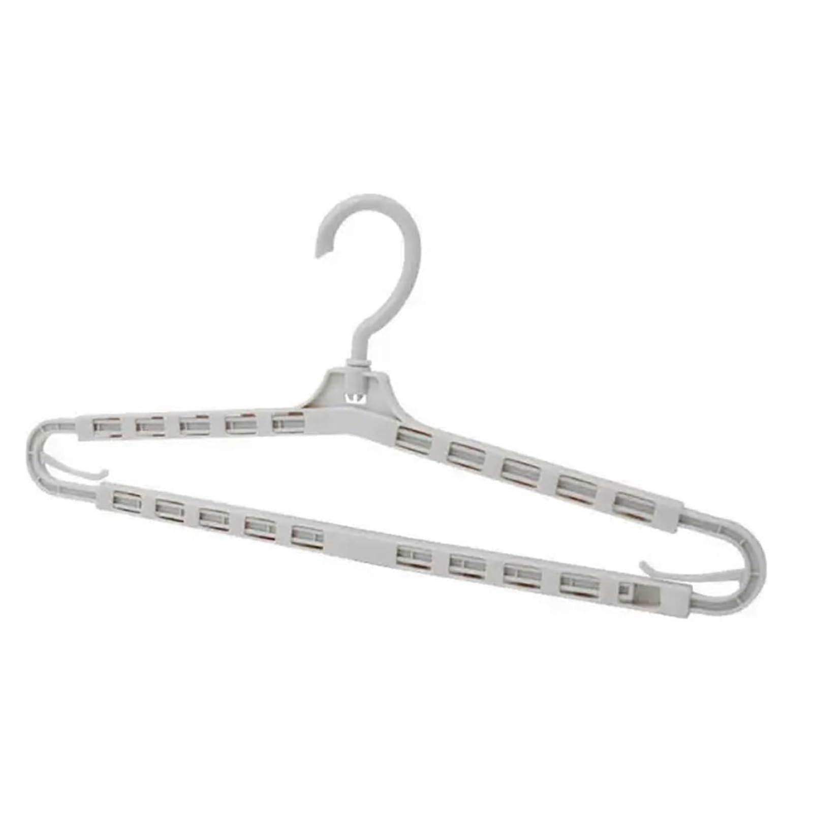 Suit Hangers 1pc White Drying Rack with Traceless Swivel Hook and 360 Degree Rotatable Design for Home Clothing Organizer