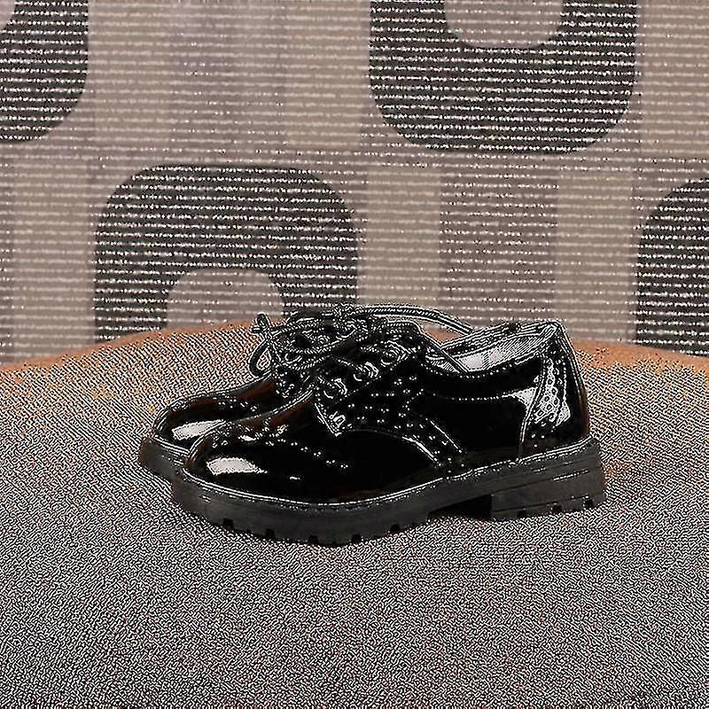 Děti Školní uniforma Boty Patent Kožené Boty Studentské Výkonnostní boty