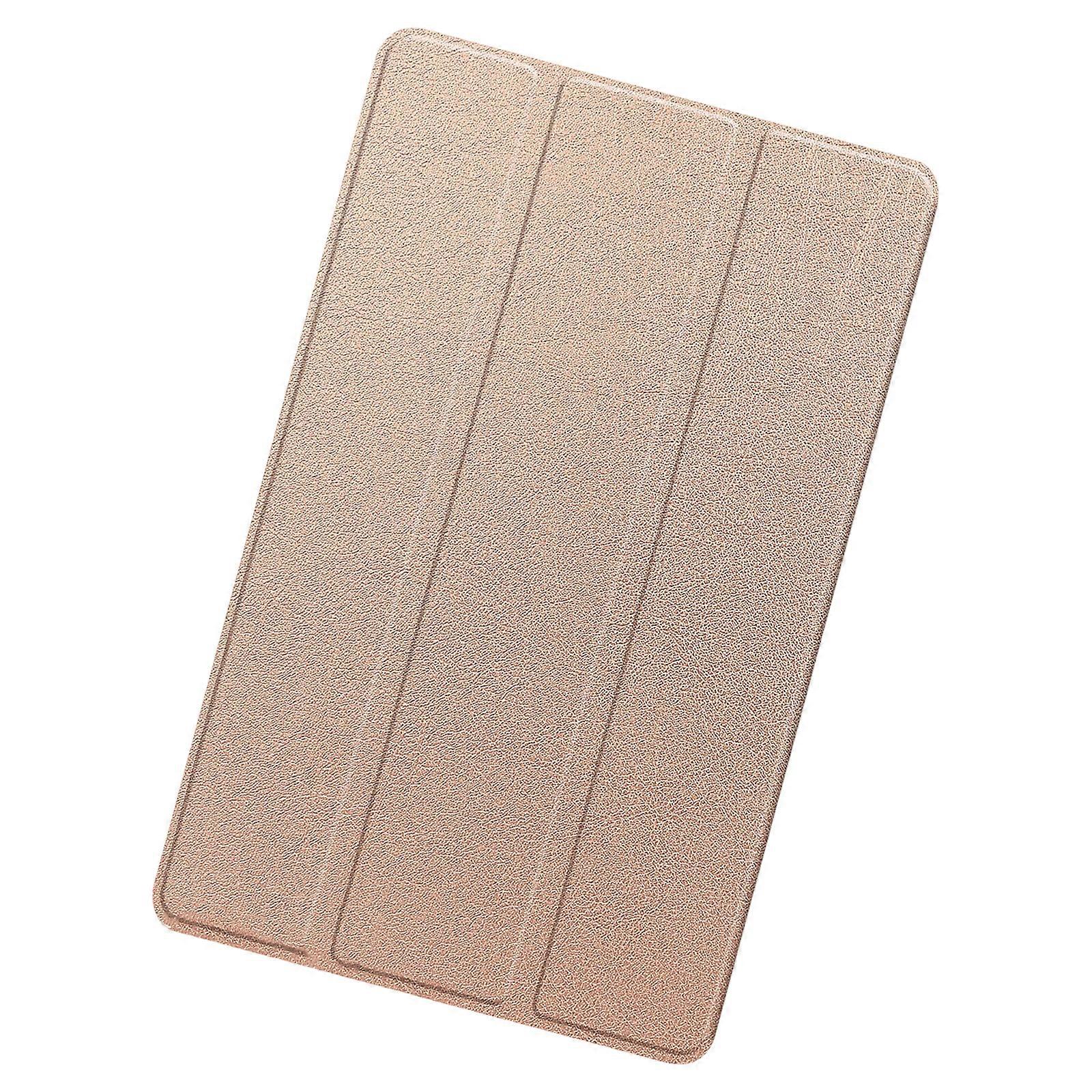 Tablet Cover Pecise Cut Sleeve Case 3 Fold Stand Adjustment Viewing For Pad X7 Lightweighted Shell  Rose Gold