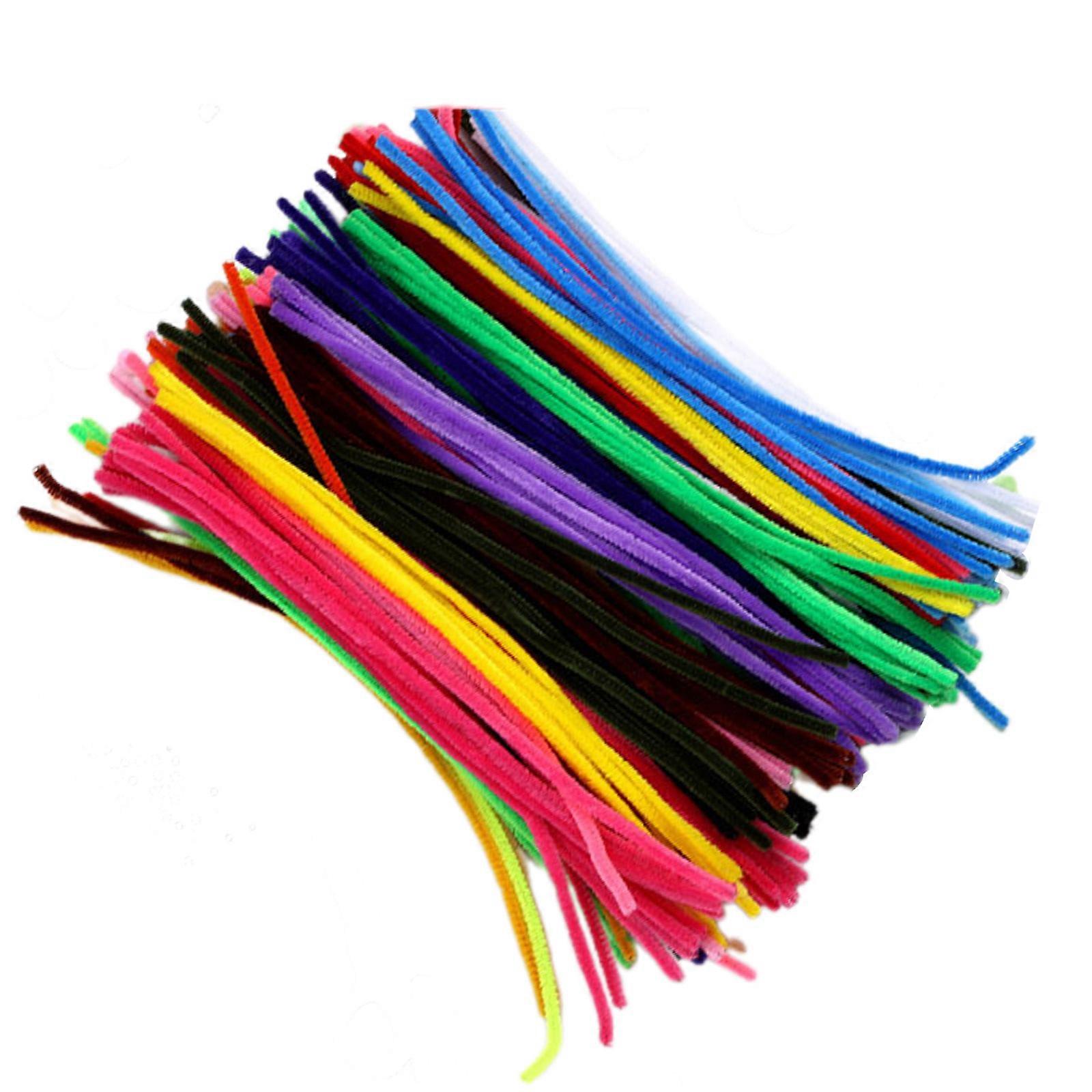 Pipe Cleaners Chenilles Stems Colorful Fuzzy Stick Handmade Craft Art Supplies Fuzzy Wire Stick for Kids and Toddlers Multicolor