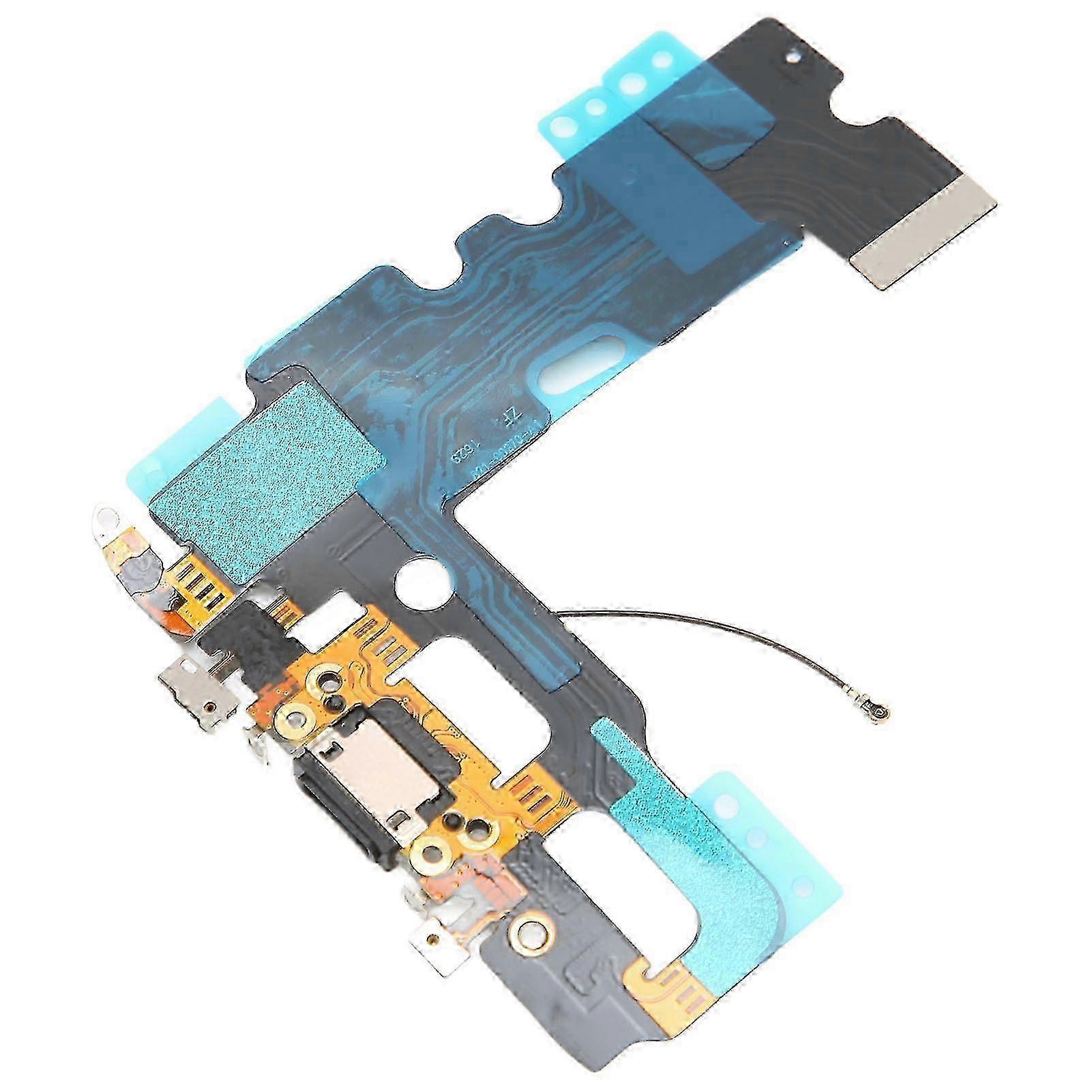 Charging Port Flex Cable USB Charging Port Dock Connector Flex Cord Replacement for IPhone 7Black
