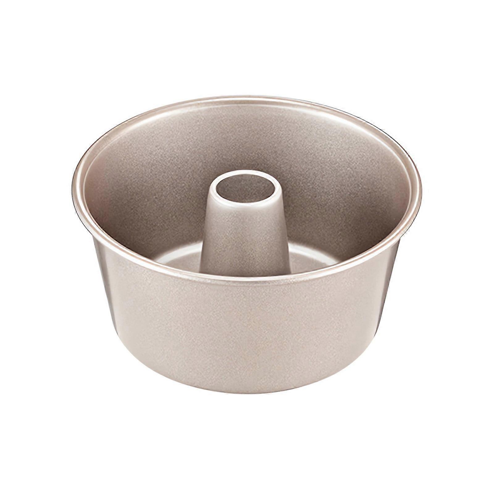 Non Stick Cake Mould Round Solid Bottom Chimney Column Bread Cake Baking Mould