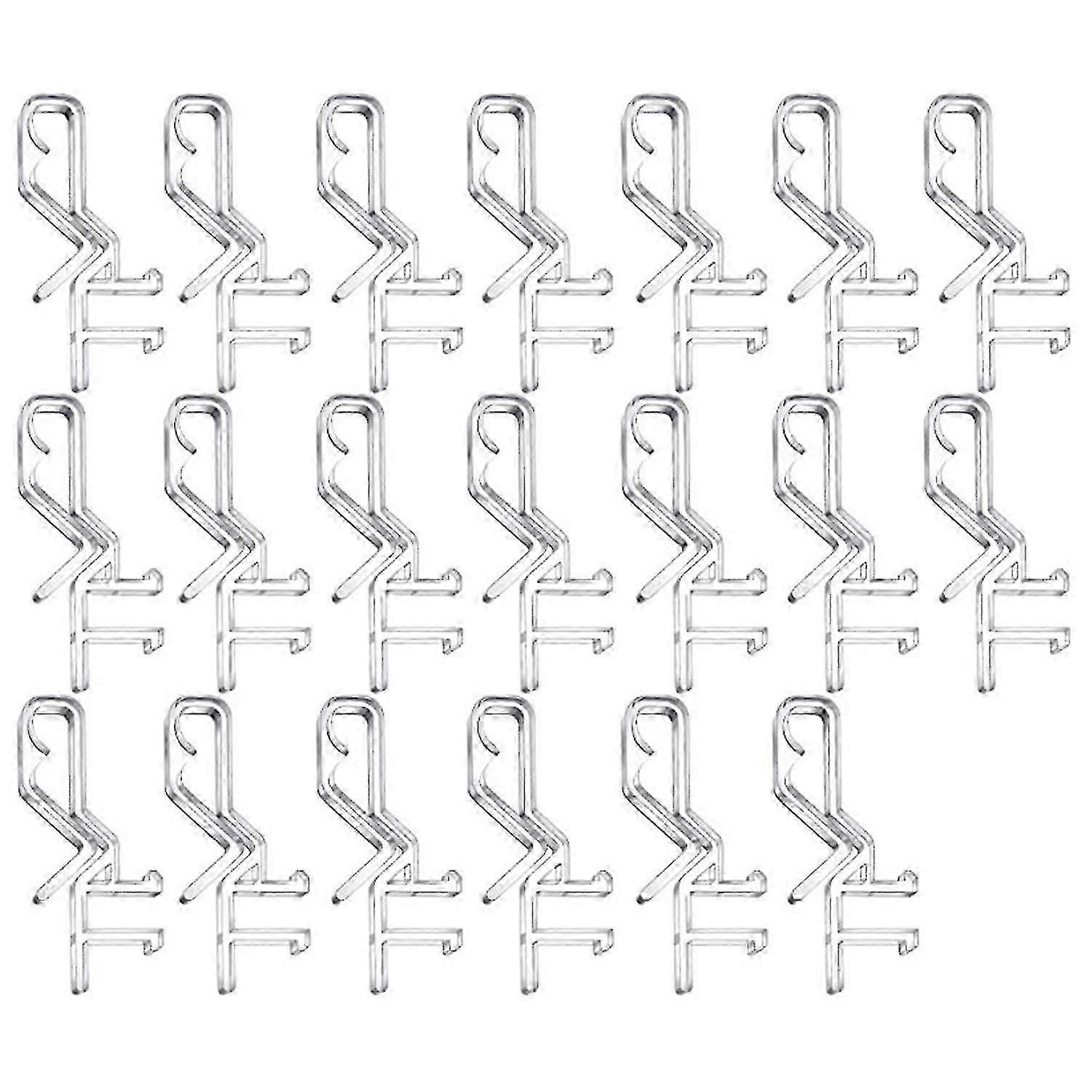 20Pcs/Set Blind Valance Clip Clear Heavy Duty Easy to Install Snap-on Universal Wood Window Blind Cl z