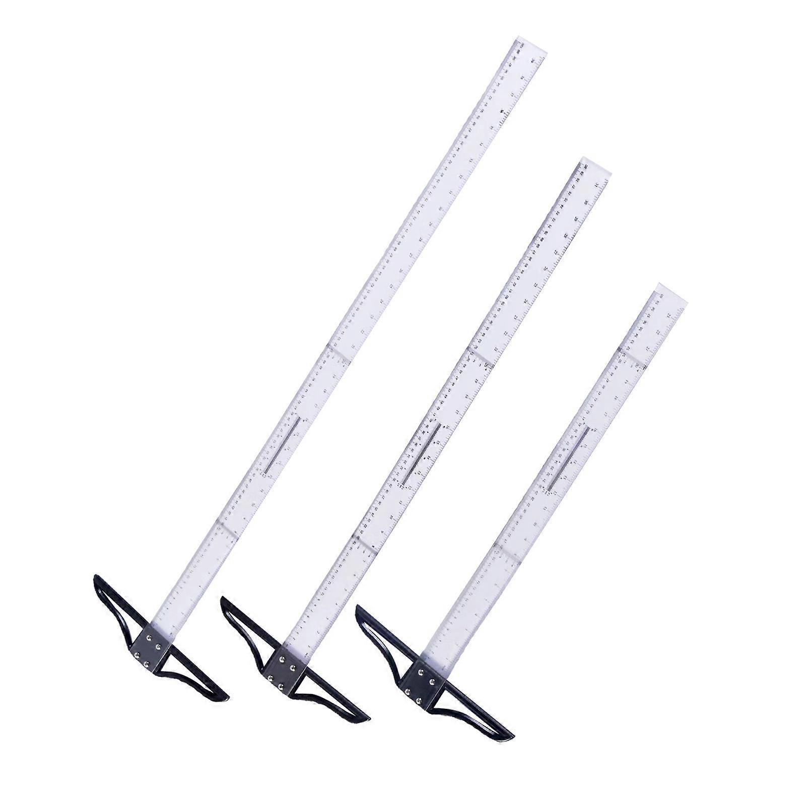 Grade T Shaped Acrylic Measuring Tool  For Work Environment Multicolor