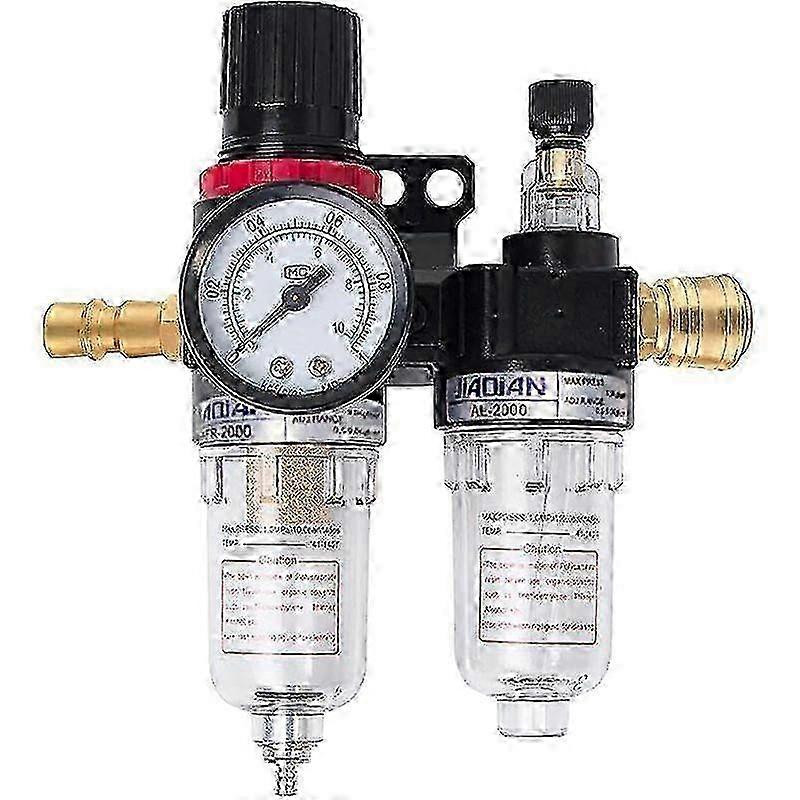 1/4 Filter Water Separator Oil Separator Maintenance Unit Pressure Reducer Compressed Air Regulator