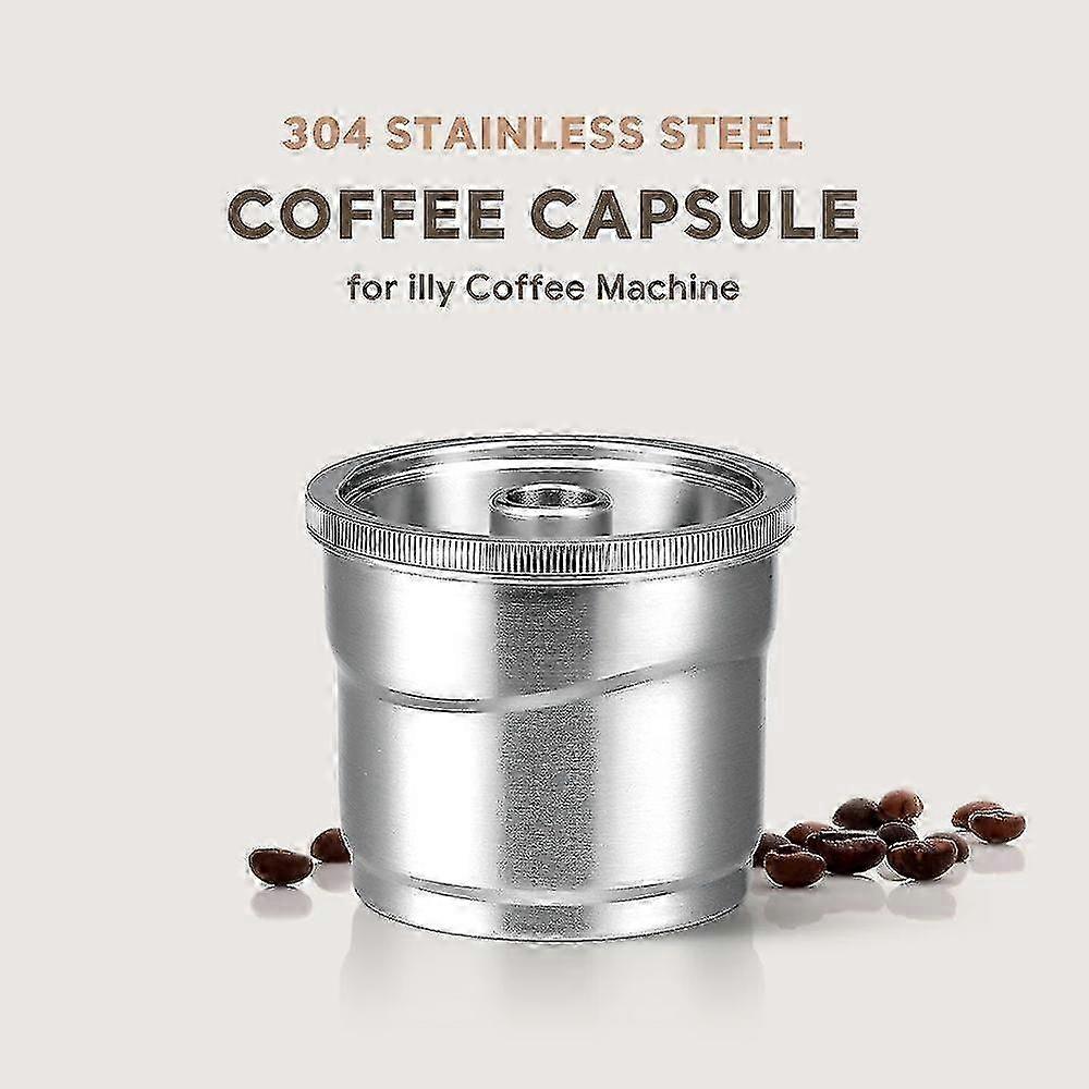 Refillable Capsule Pod Resuable Filter Cup Fit For illy X7 Y3 Y5 Coffee Machine Metal