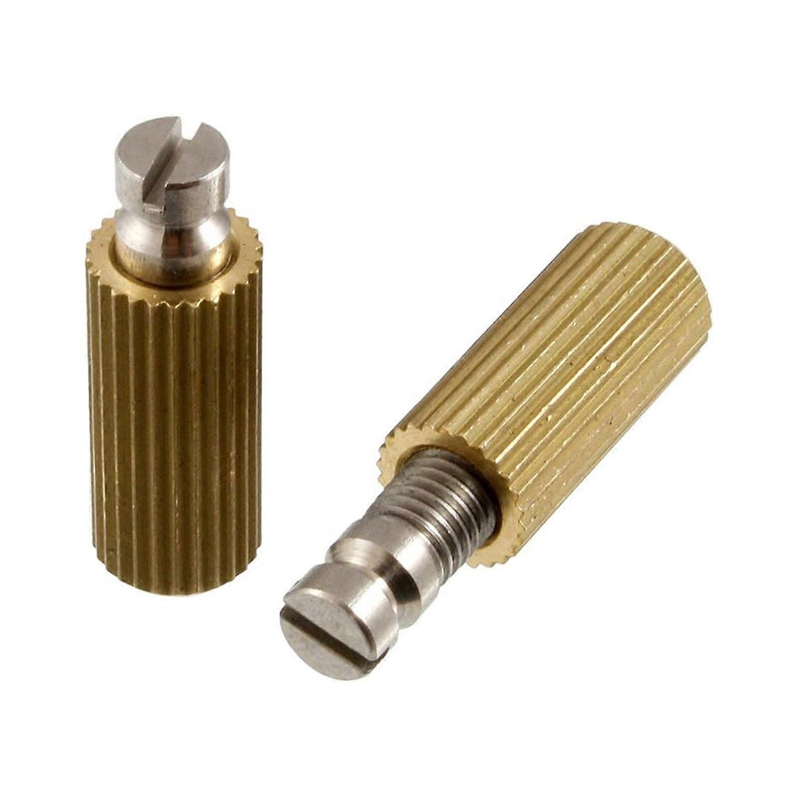2Pcs Metal Guitar Bridge Inserts and Studs Elevating Adjustment Screws For Precise Tuning And Enhanced Stability Multicolor