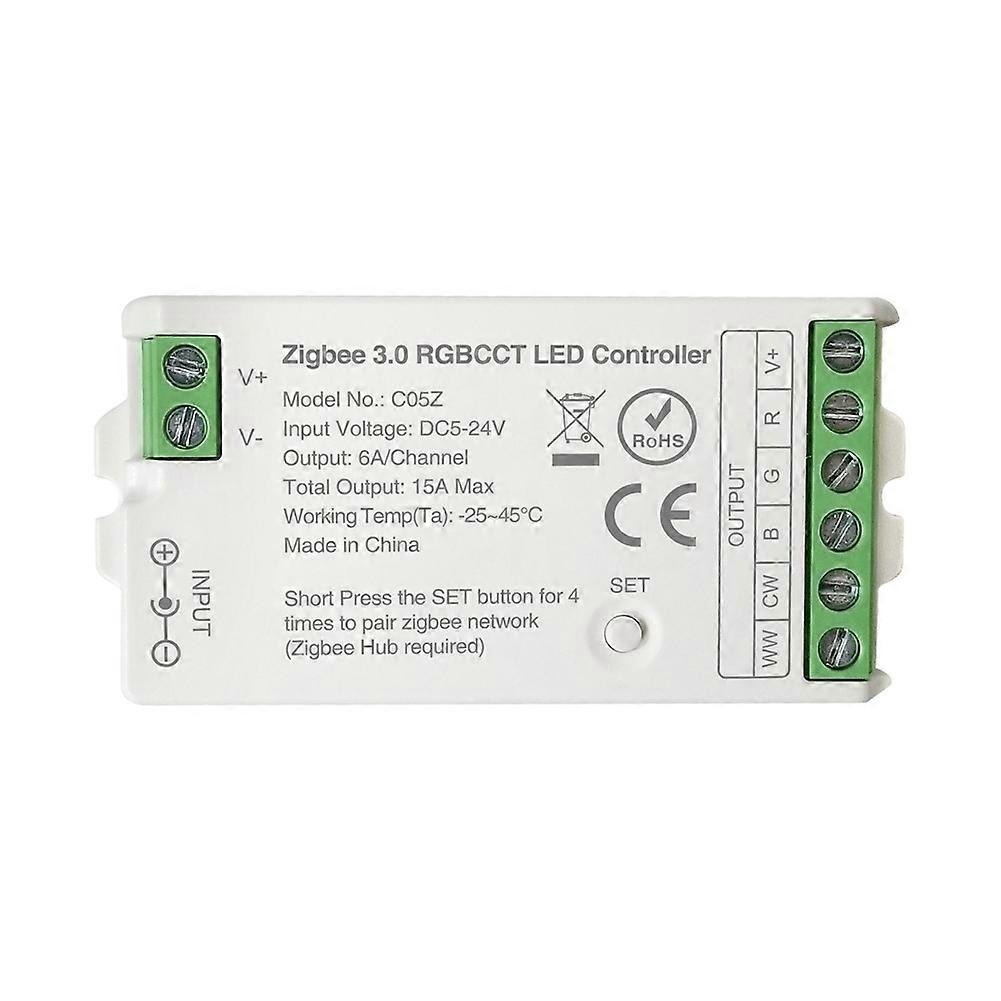 Zigbee 3.0 WiFi LED Controller 2.4GHz RGBCCT LED Strip