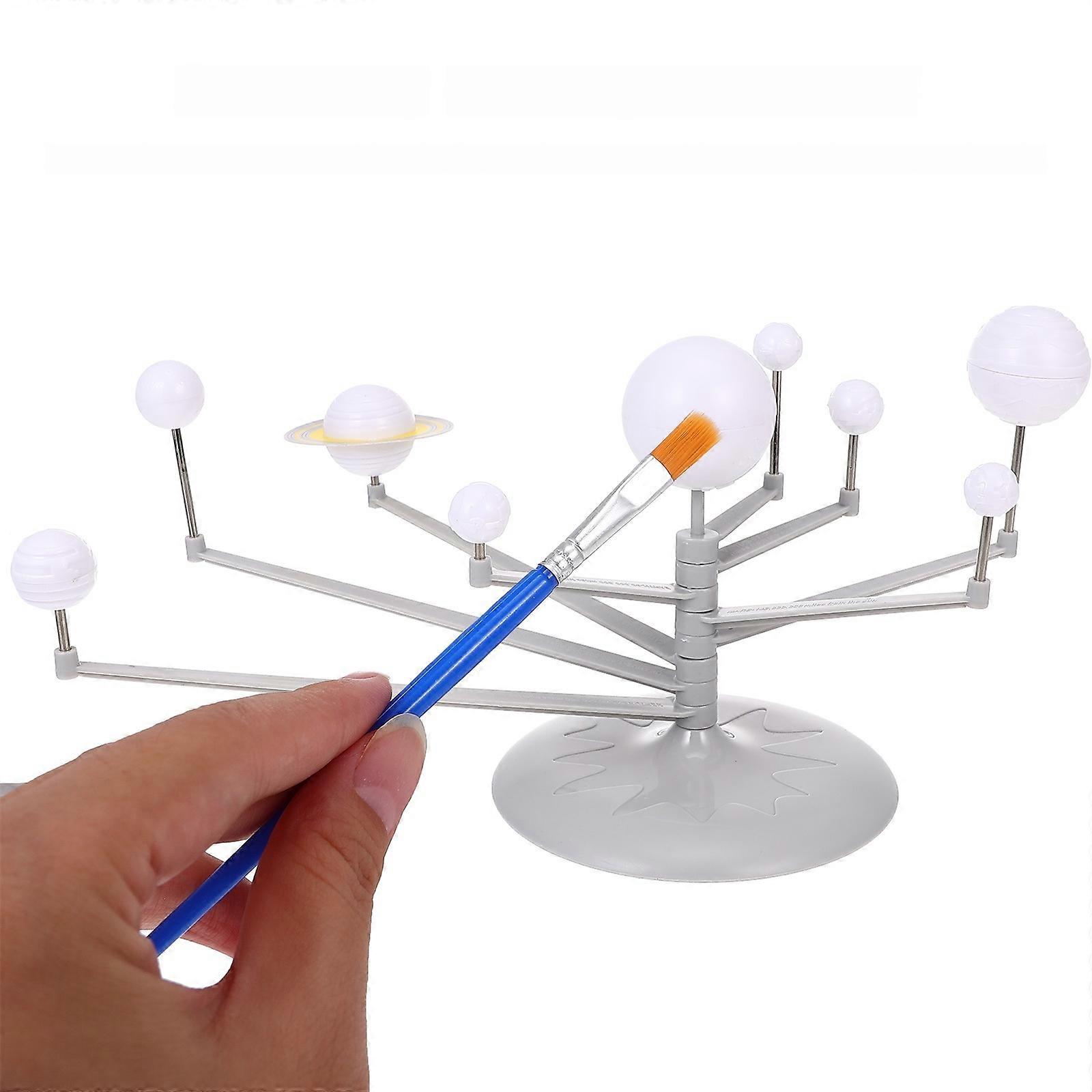 Solar System Model Rotating Planets Astronomy Educational Toy for Kids 1Set