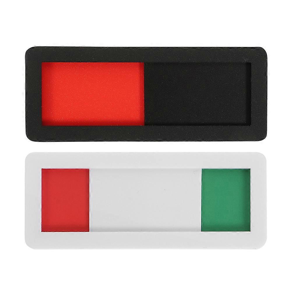 Conference Room Status Sliding Door Sign for Office Use with 2Pcs Included