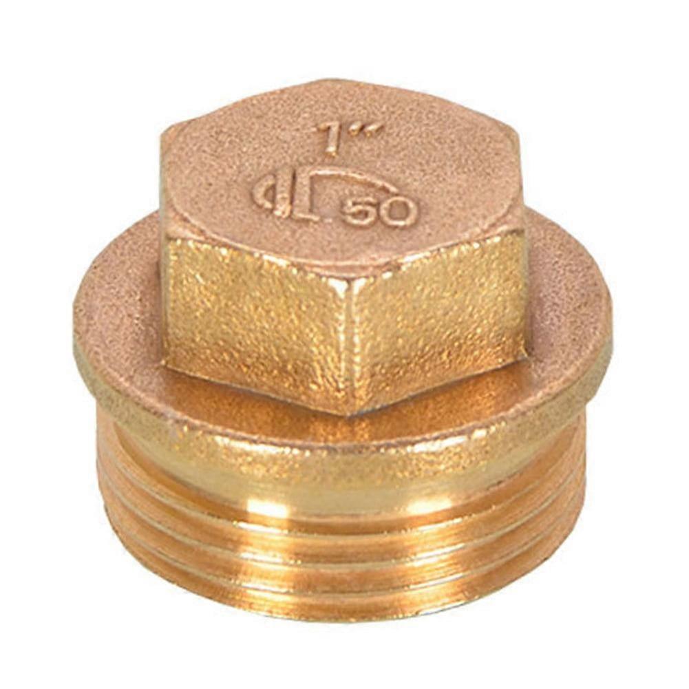 Threaded Fitting Brass AG Plug Blind Plug IG Cap 1/2inch 3/4inch 1inch Closure