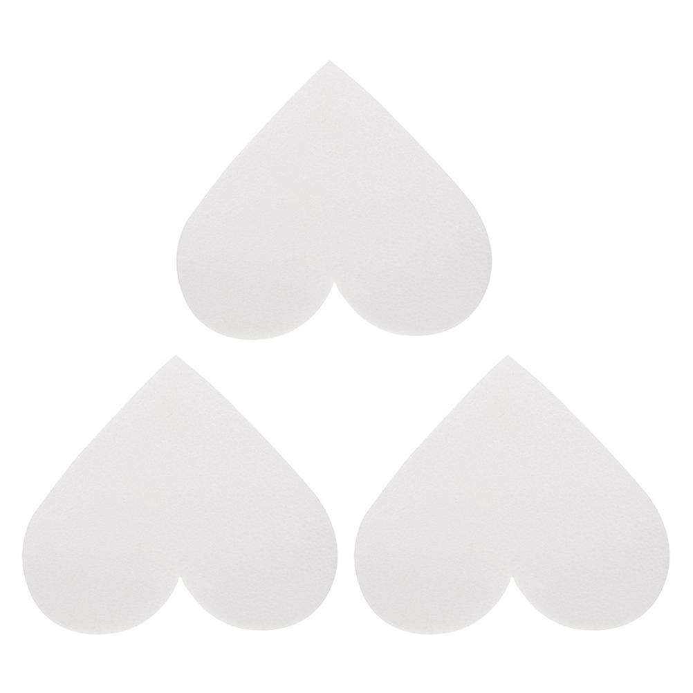 Heart Shaped Egg Cake Model Foam Mold for Decoration 3Pcs Pack