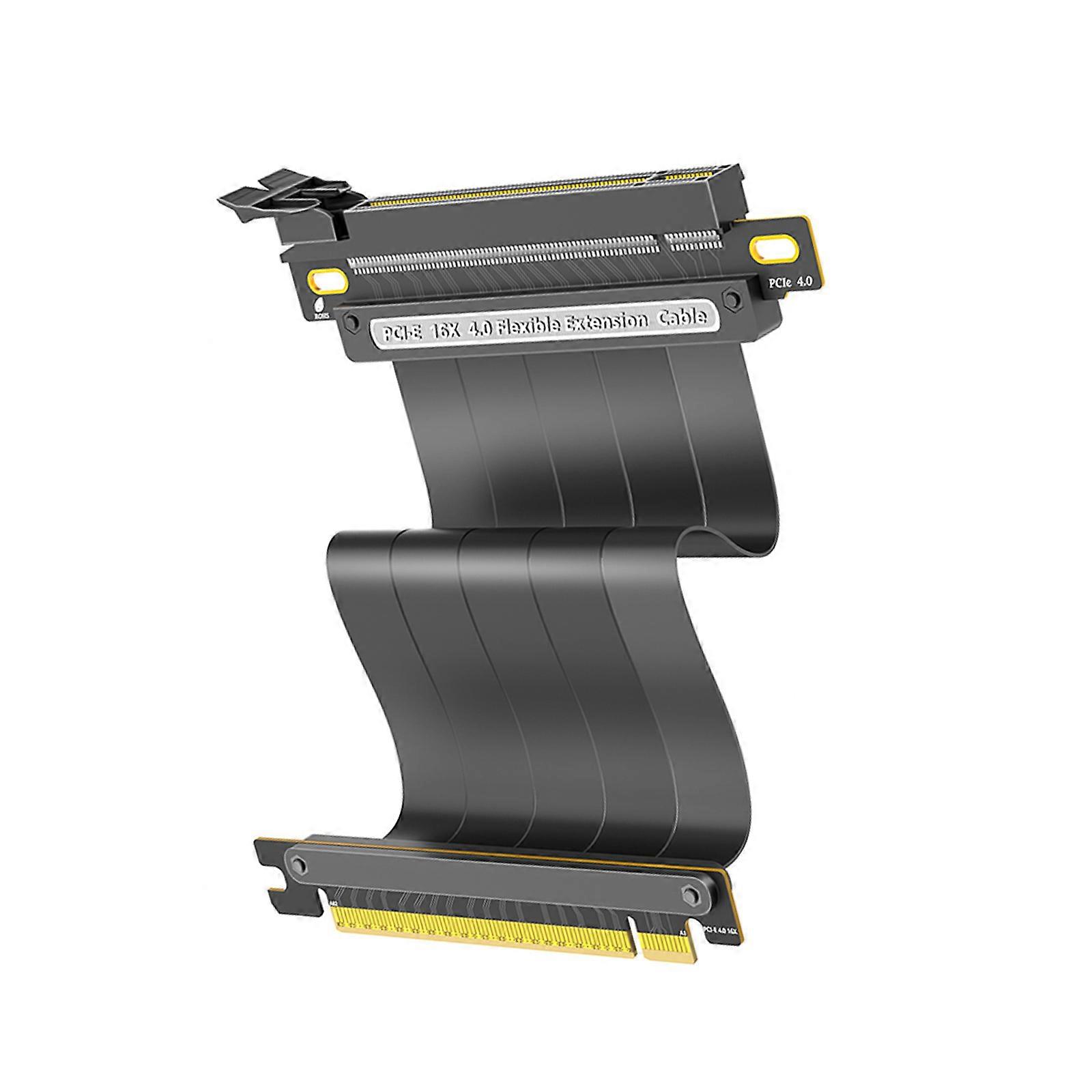 Plugs and Play PCIe4.0 GPU Risers Cable Optimized for A4 Structure Mini Compact Case Improving Overall Efficiency Multicolor