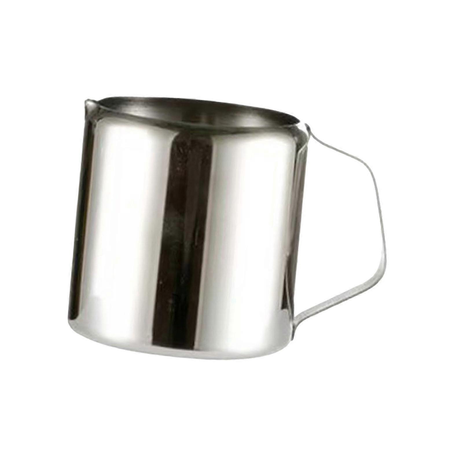 Milk Frothing Pitcher 30ml Stainless Steel with Precision V Spout and Ergonomic Handle for Latte Art