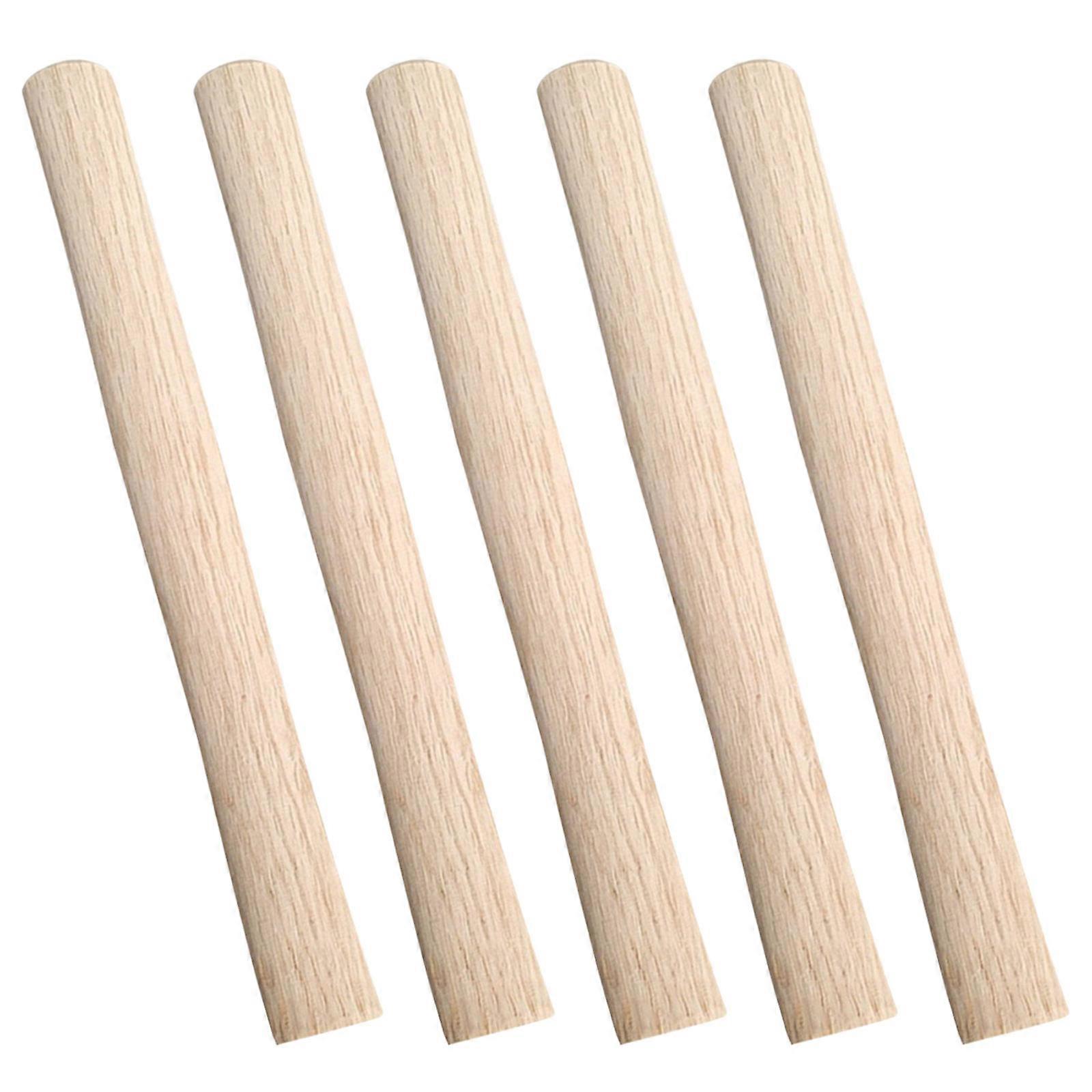 Khaki Wood Hammer Handle Replacement for Heavy-Duty Tasks 5Pcs