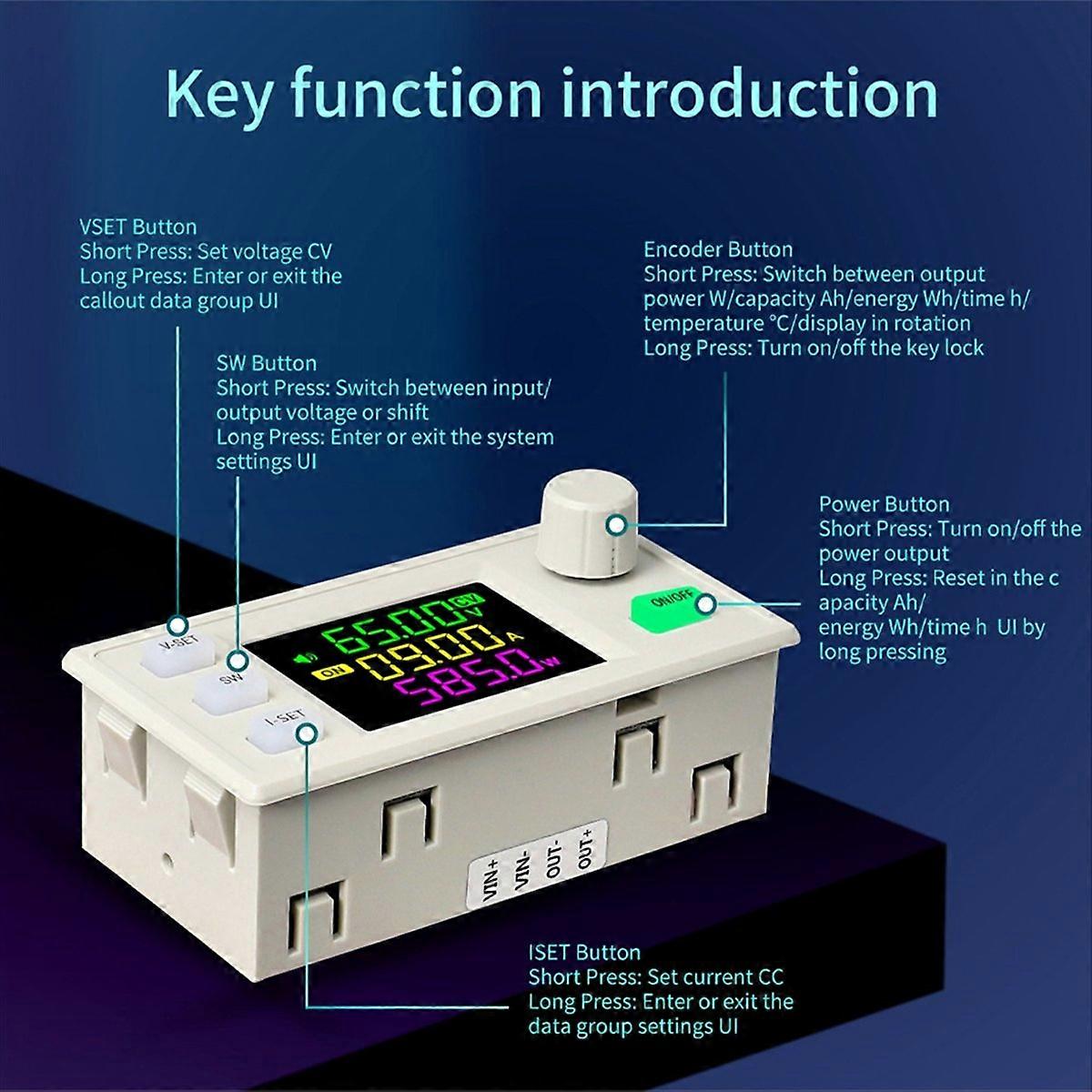 XY7025 CNC DC Buck Adjustable Regulated Power Supply Constant Voltage