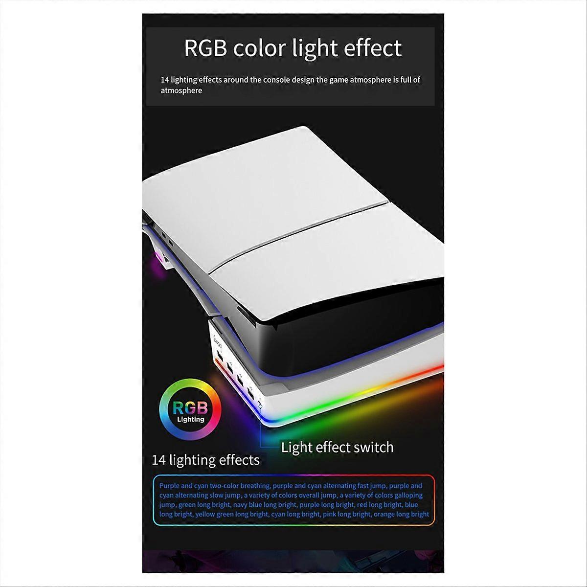  For SLIM Console Horizontal Storage Stand Portable,Black