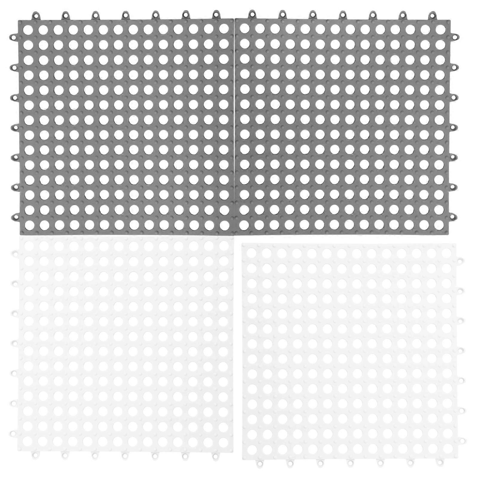 Bunny Floor Mats Plastic Rabbit Cage Mat for Small Pets 12 Pieces